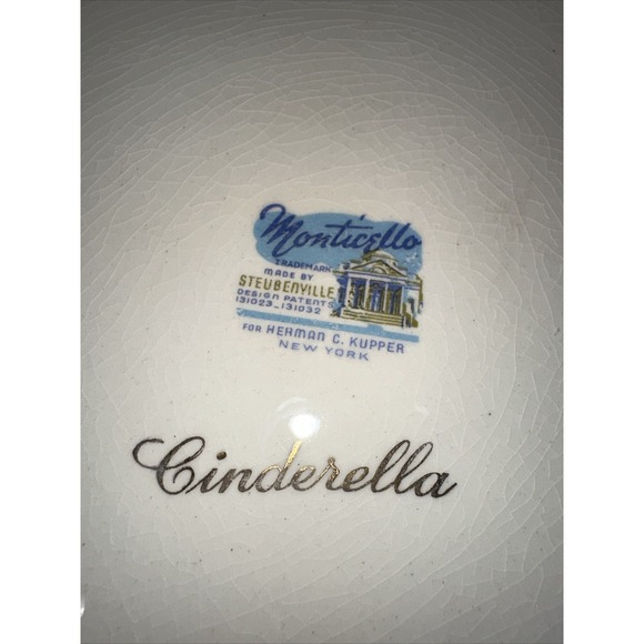 Monticello Made By Steubenville‎ 131023-131032 Dinner Plate - Blue/Gray - Picture 4 of 4